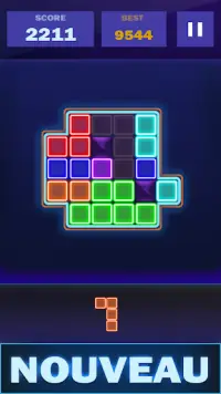 Glow Puzzle Block - jeu classi Screen Shot 4