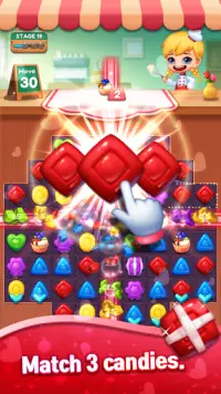 Sweet Candy Cookie Crush Screen Shot 0