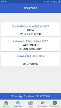 MSL Cricket prediction Screen Shot 1