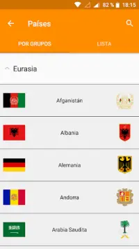 Banderas y escudos de los países: Cuestionario Screen Shot 5