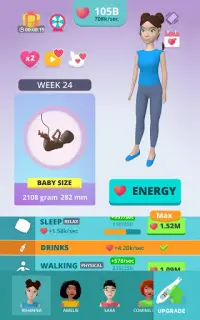 엄마와 아기 - 3D 임신 시뮬레이터 Screen Shot 16