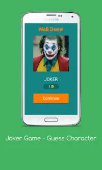 Joker Game - Guess Character Screen Shot 1
