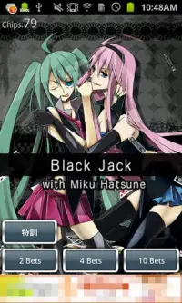 BlackJack with Miku Hatsune Screen Shot 0