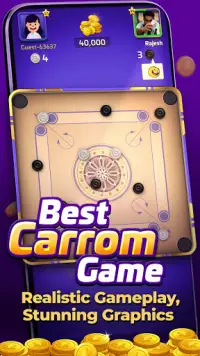 Carrom Gold : PK & NP Screen Shot 0