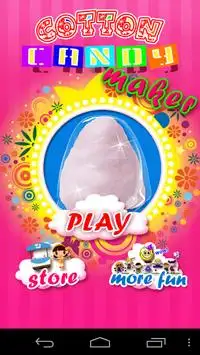Baby Cotton Candy Maker Game Screen Shot 0