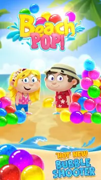 Bubble Shooter: Beach Pop Game Screen Shot 0