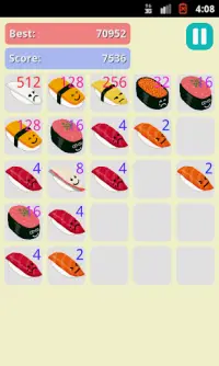 Sushi 2048 Screen Shot 2