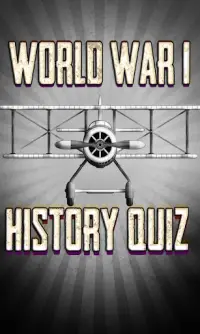 WW1 History Knowledge Quiz Screen Shot 0