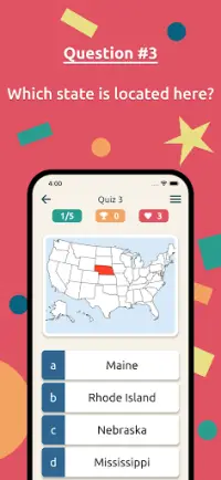 US States & Presidents Quiz – USA History Trivia Screen Shot 2