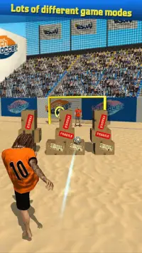 Beach Flick Soccer Shootout Screen Shot 6