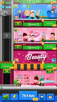 Beauty, Inc. Idle Money Click Screen Shot 1