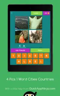 4 Pics 1 Word Cities Countries Screen Shot 14