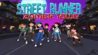 Pelari Jalanan 3D - Kota Zombie Screen Shot 0