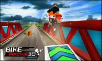 3D سباقات الدراجة-ألعاب مجانية Screen Shot 1