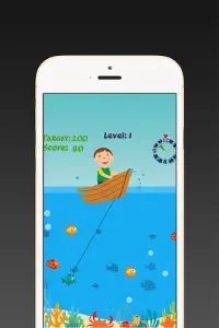 صبي صيد السمك - لعبة للأطفال Screen Shot 2