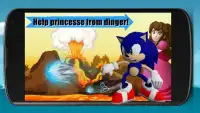 Super Sonic Boom Rush : Adventure Dash 3D 2 Screen Shot 1