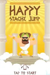 Happy Stache Jump Screen Shot 0