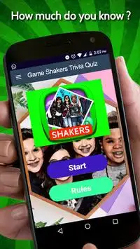 Game Shakers Trivia Quiz Screen Shot 0