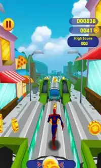 Subway Spider Run Man 0MB vs Deadpool Screen Shot 3