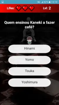 Kaneki Quiz Screen Shot 1