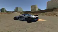 Flying Police Car Simulator 3D Screen Shot 7