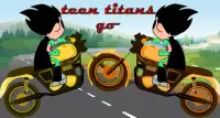 titans go motobike teen  2017 Screen Shot 0