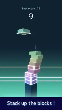 One Two Stack !! -Rhythm block stacking game- Screen Shot 1