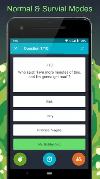 Fan Quiz for Rick and Morty Screen Shot 2