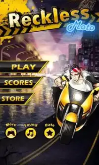 Reckless Moto Rider Screen Shot 0