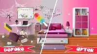 गन्दी हवेली सफाई: परिवार घर की सफाई का खेल Screen Shot 1