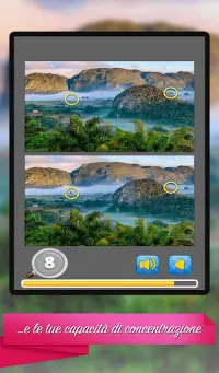 Trova la differenza: Natura * Gioco gratis Screen Shot 8