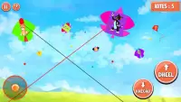 Cat vs Mouse Kite Flying: Combat Festival 3d Screen Shot 0