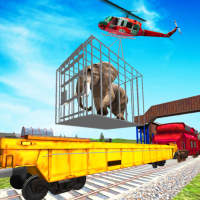 Zoo Animal Train Transport 3D