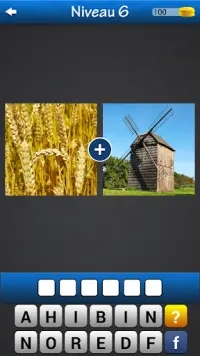 2 Images 1 Mot ~ Photo Quiz Screen Shot 4