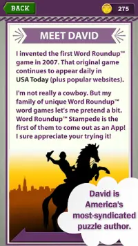 Word Roundup Stampede - Search Screen Shot 4