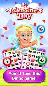 Bingo St. Valentine's Day Screen Shot 0