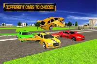 Flying Car Sim: Taxi Pilot 3D Screen Shot 4