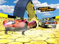 Mga Classical Car Stunt -Mega Ramp Stunt Car Games Screen Shot 0