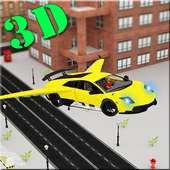 Flying Sports Car Racing 3D
