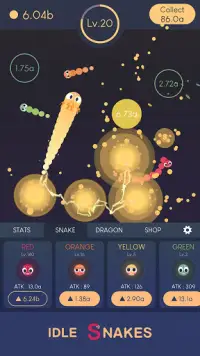 Idle Snakes Screen Shot 2