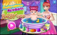 新生児ベビーシッターの赤ちゃんゲーム Screen Shot 0