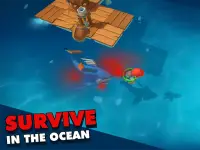 Epic Raft: Fighting Zombie Shark Survival Screen Shot 6