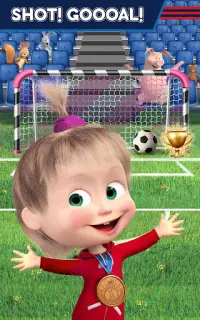 Masha y el Oso: Fútbol Screen Shot 2
