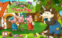 Fairy Tale & Puzzle Three Pigs Screen Shot 1