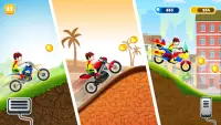 Moto Bike Uphill Racing Fun- Free games for kids Screen Shot 2