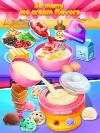 Summer Beach Food Party - Sweet Frozen Treats Fun Screen Shot 0