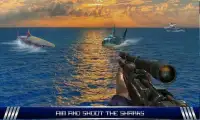 Caçador de Sniper do tubarão Screen Shot 4