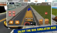School Bus Drive Simulator2016 Screen Shot 2