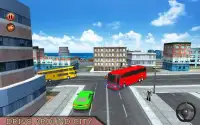حافلة خارج المسار صعدا قيادة محاكاة 3D لعبه Screen Shot 1
