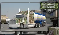 Duży Trucks Army Parking 3D Screen Shot 3